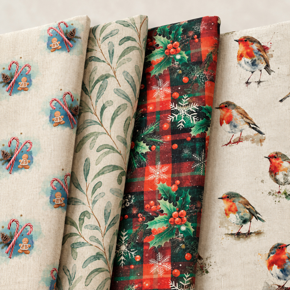 Crafty Linen Looks Christmas