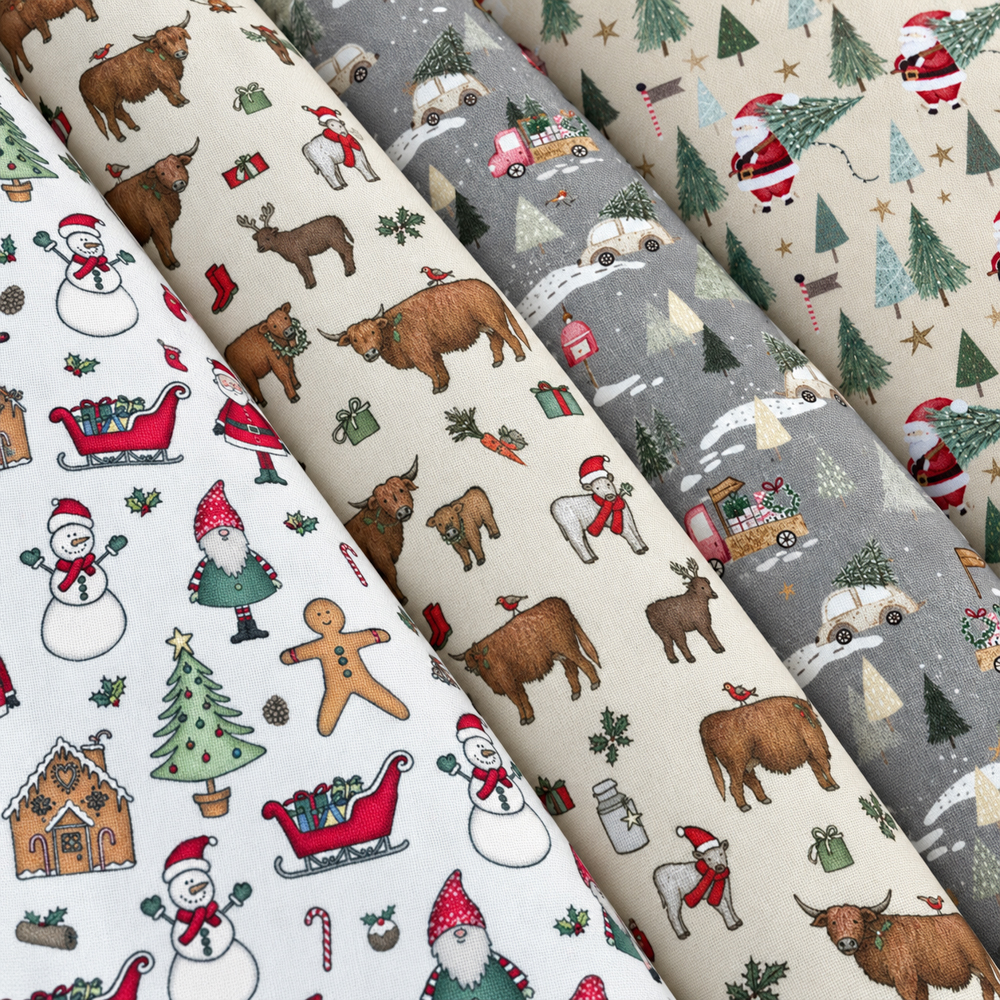 Crafty Panama 100% Cotton Christmas
